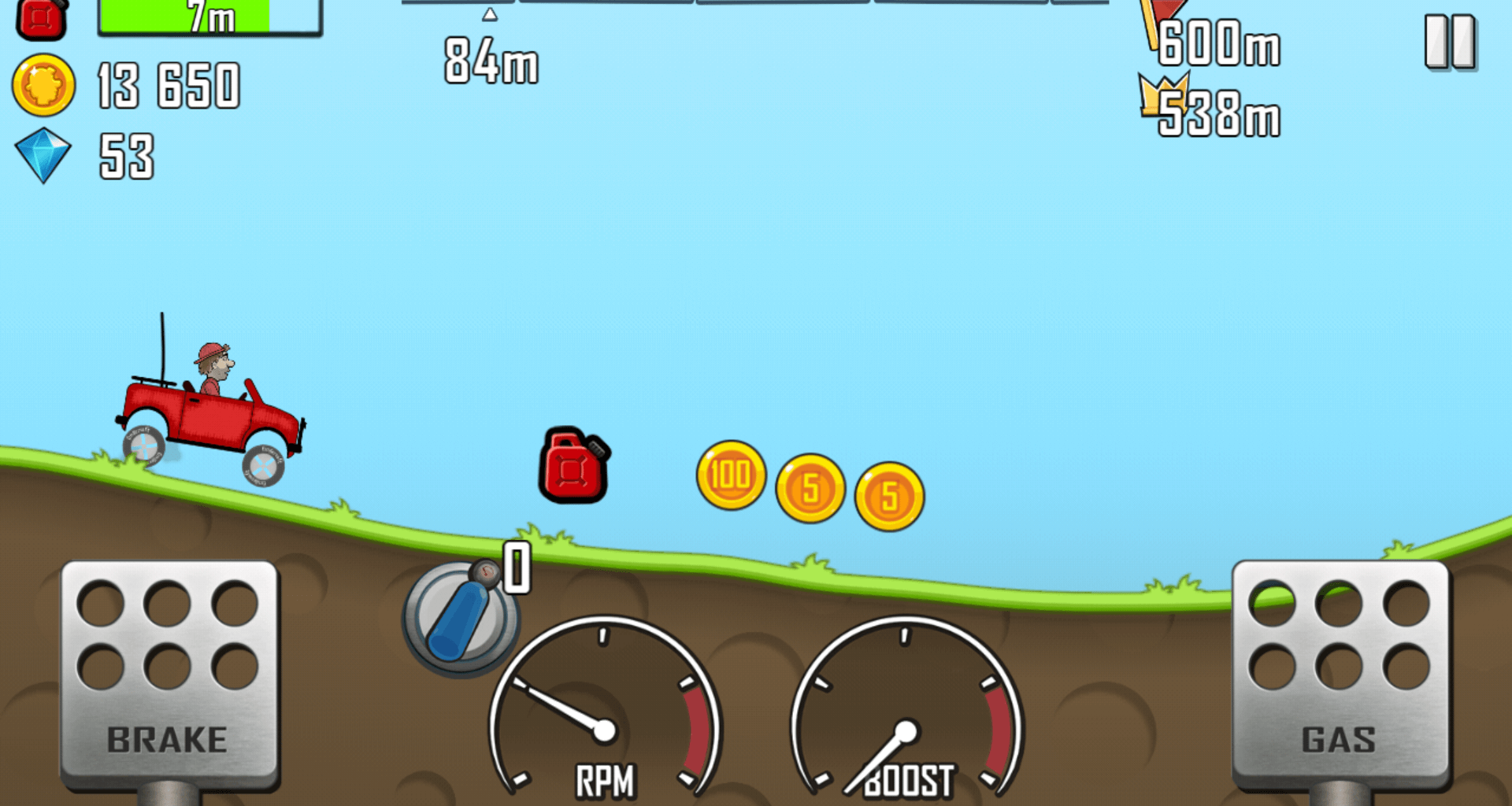 Free games for kids in Hill Climb racing online